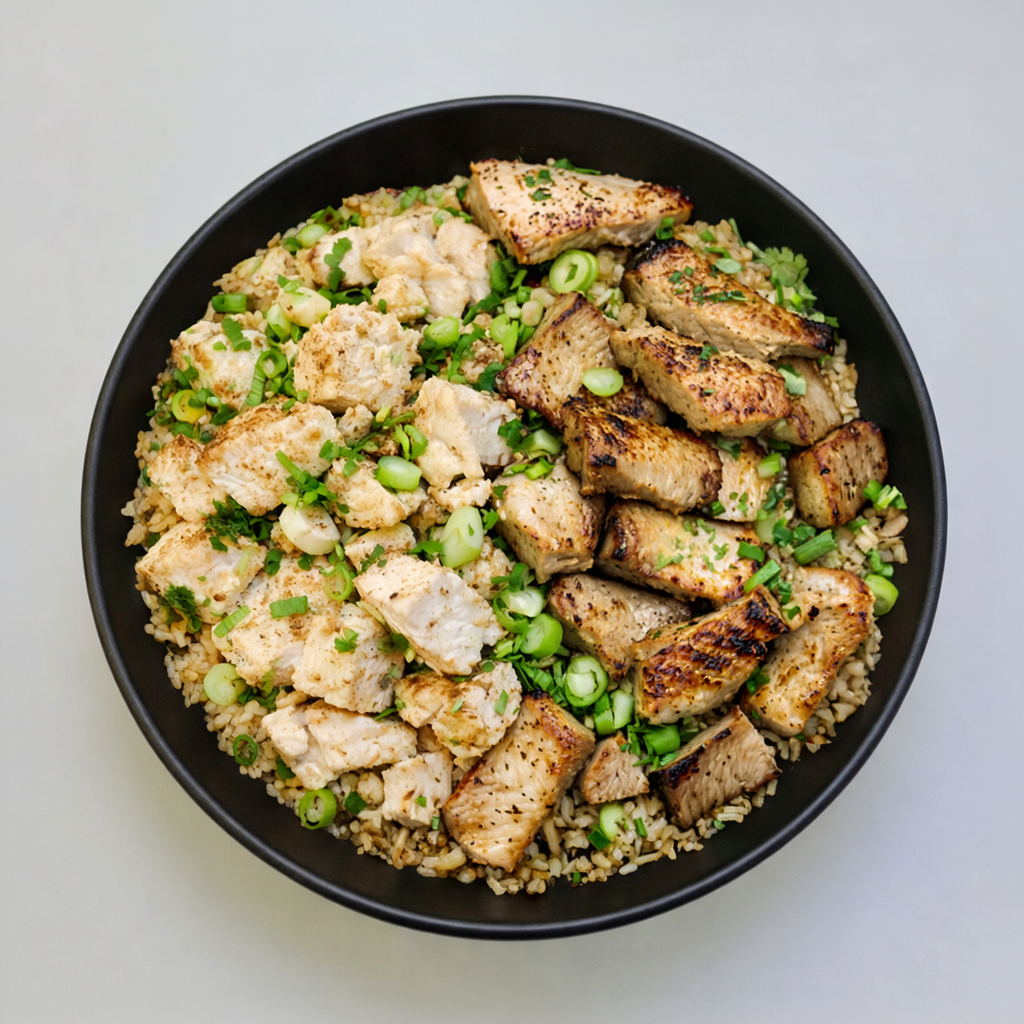 Hibachi Style Combination Fried Rice.