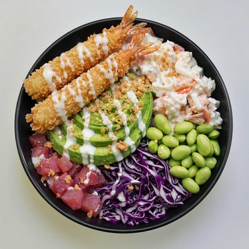 Create Your Own Poke Bowl (Regular: 1 Potein).