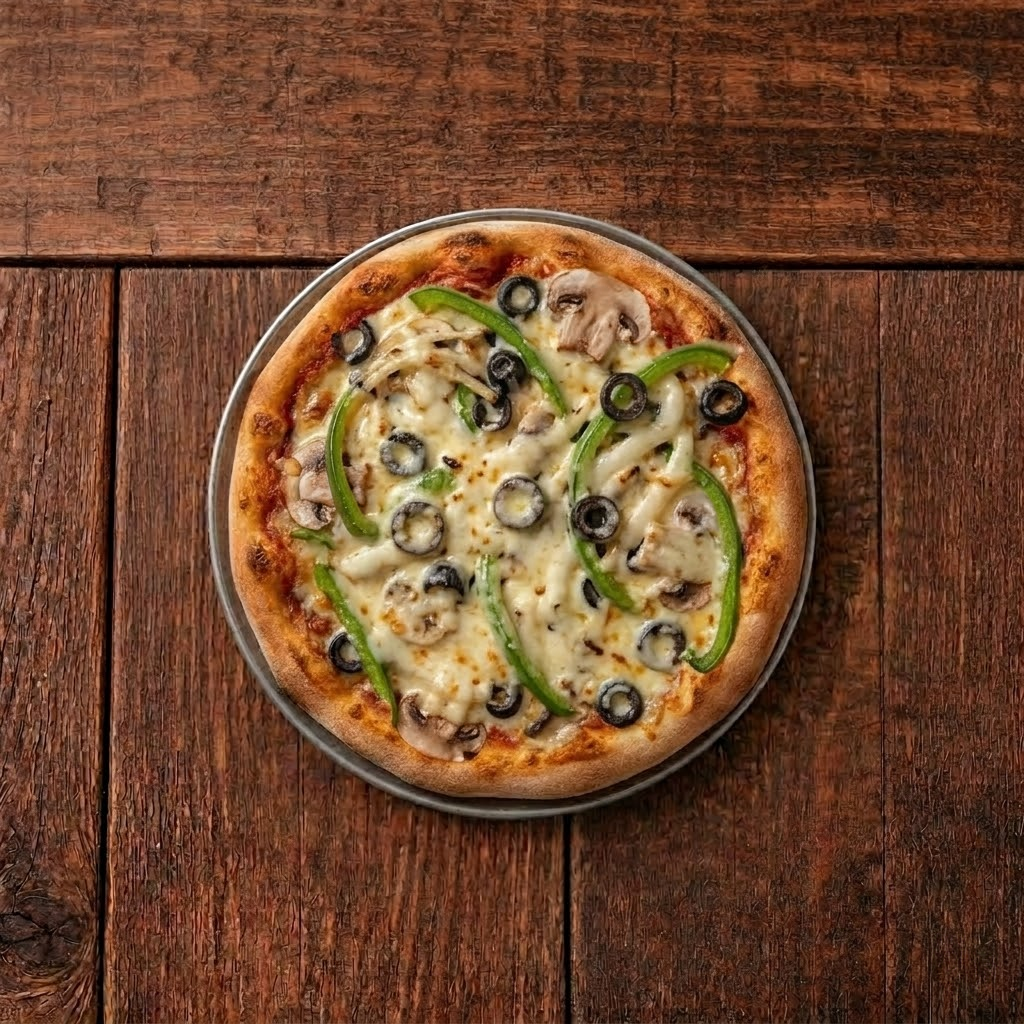 Small Vegetarian Pizza.