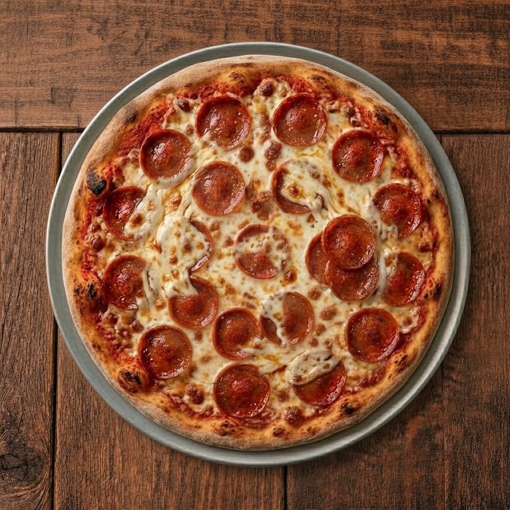 Medium Pepperoni Pizza.