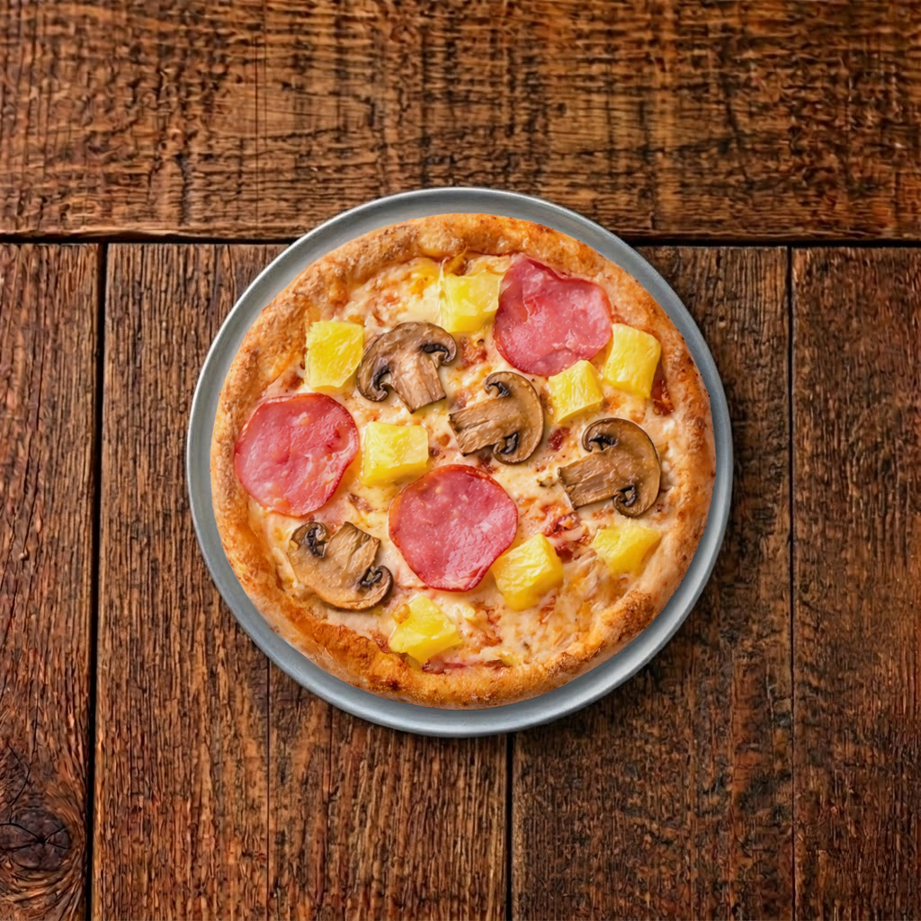 Small Hawaiian Pizza.