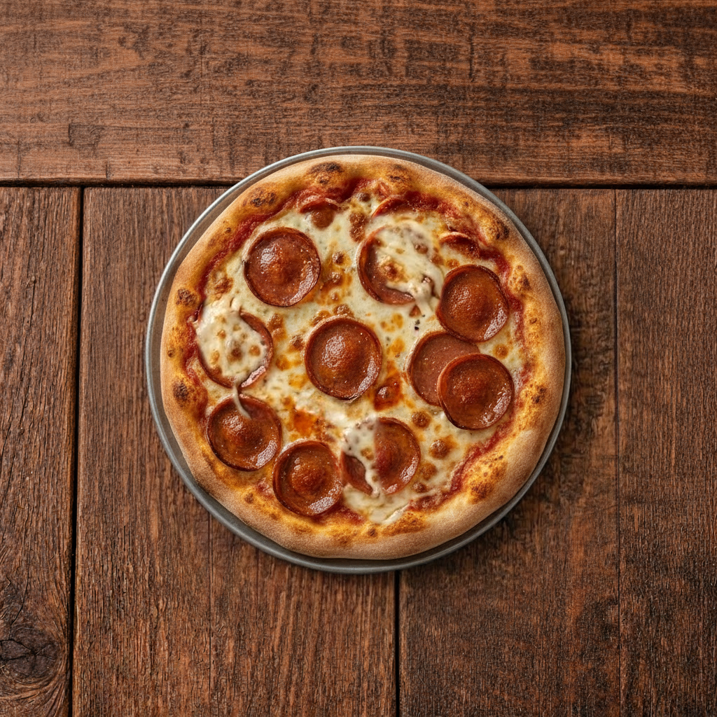 Small Pepperoni Pizza.