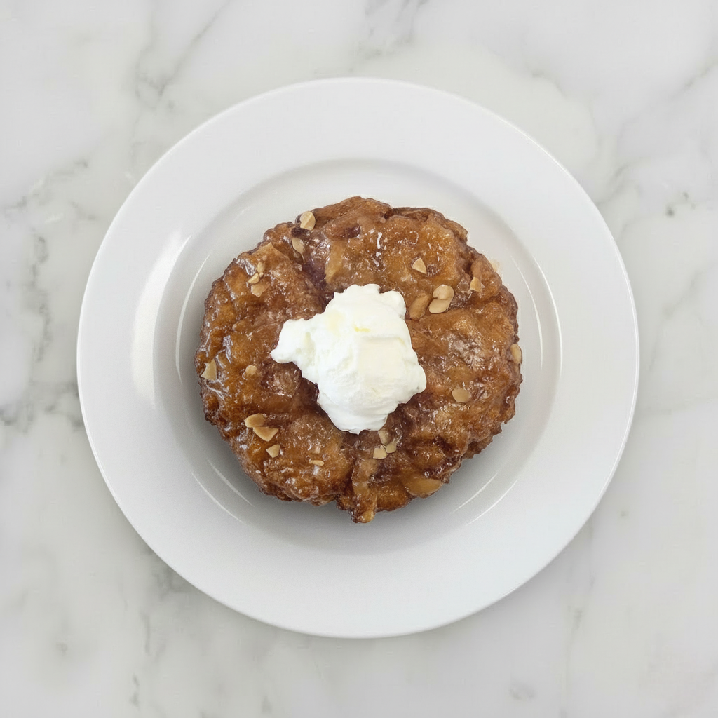 Apple Almond Fritter.