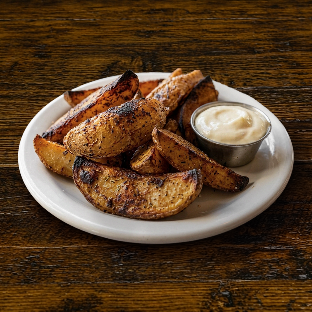 Potato Wedges.