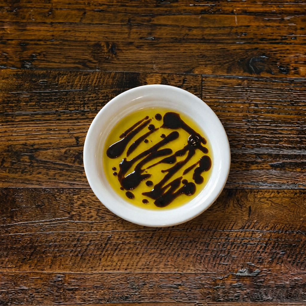Side of Olive Oil and Balsamic.