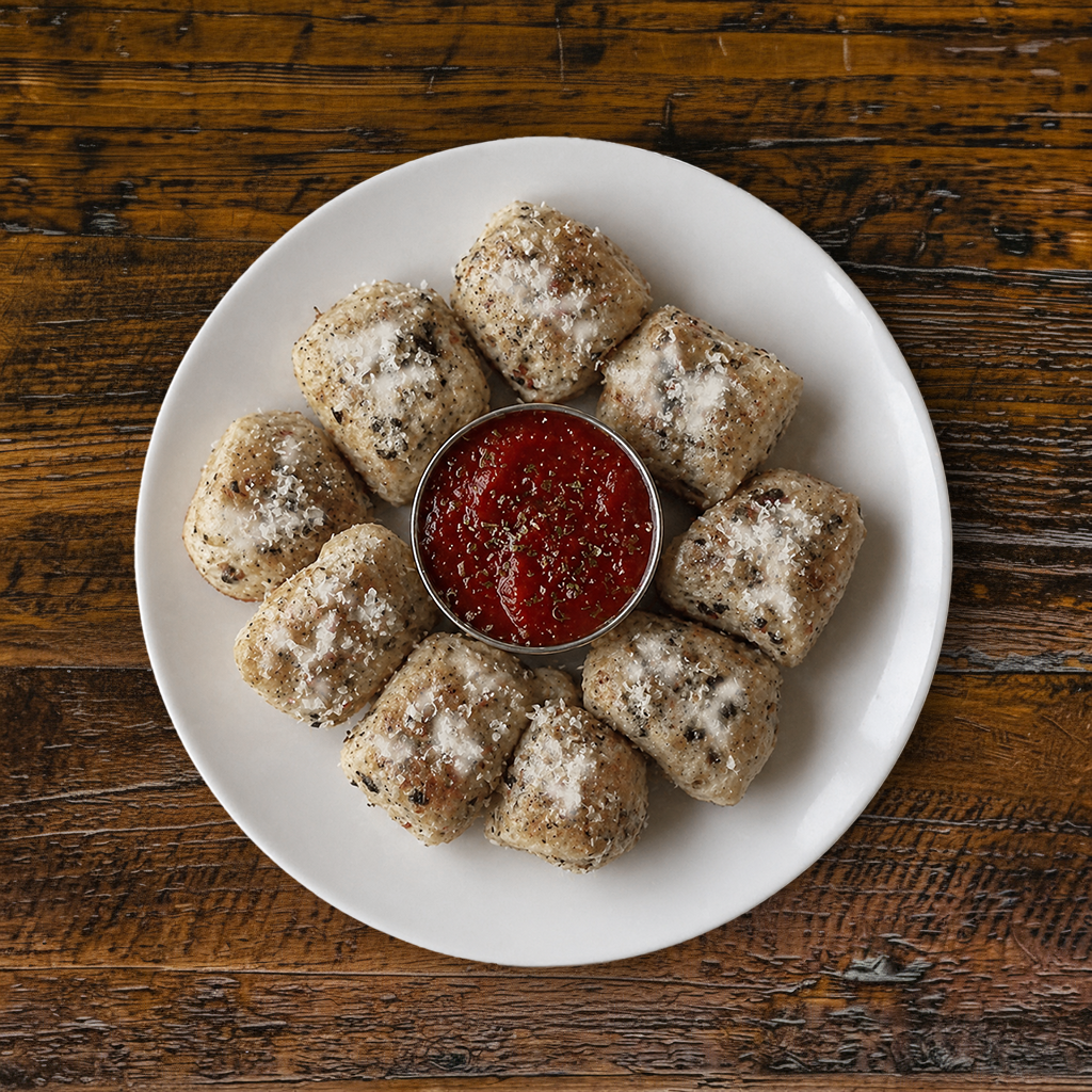 Garlicky Bread-Bites.