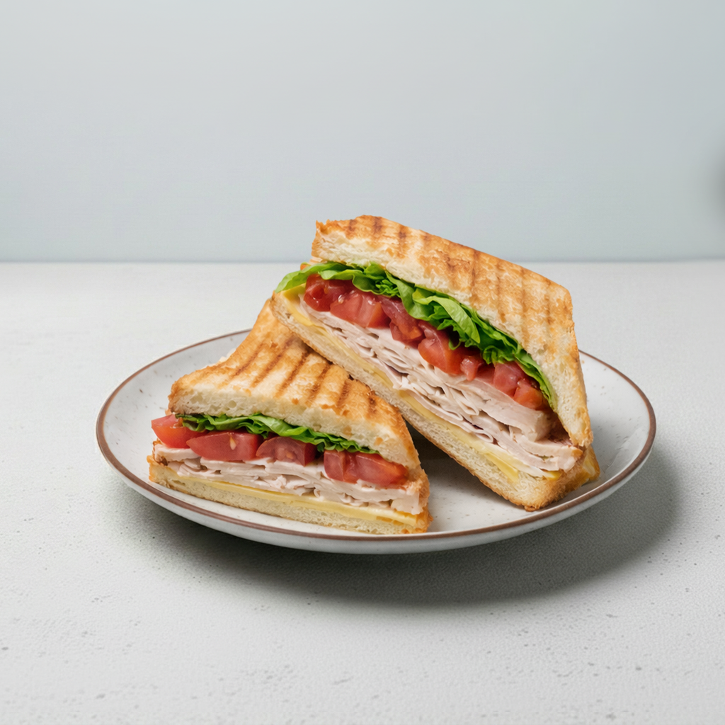 © Cajun Turkey & Cheese Panini.