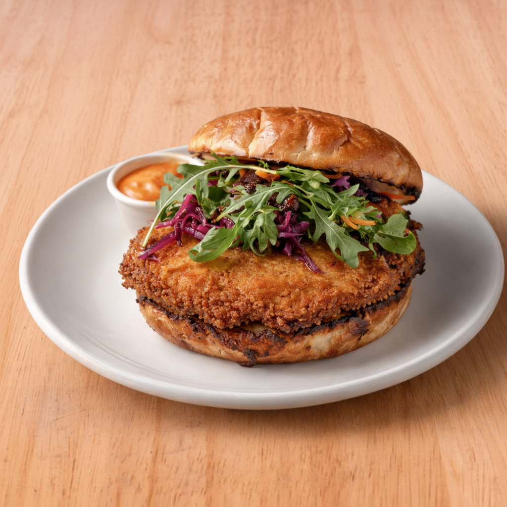 Crispy Chicken Burger.