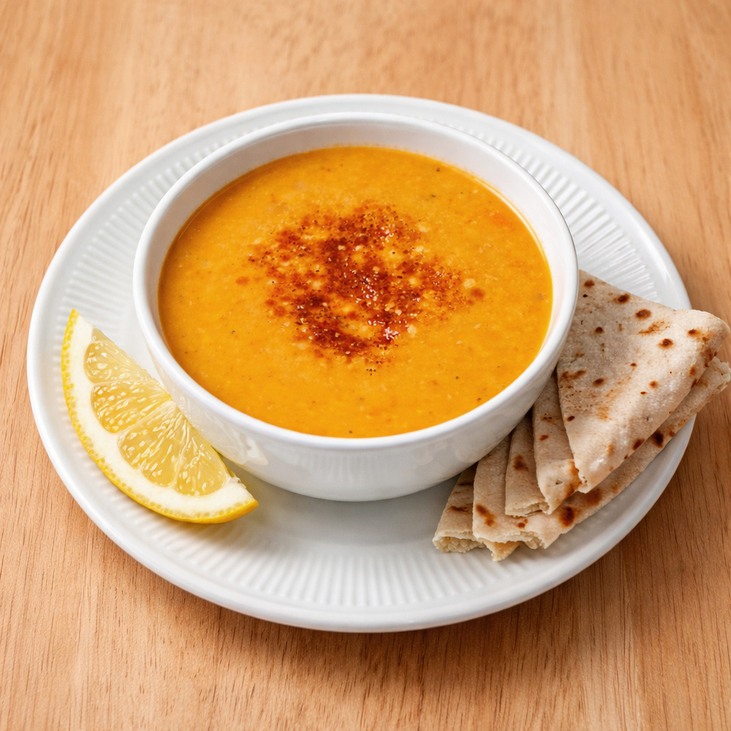 Red Lentil and Vegetable Soup (Vegan & Gluten Free).
