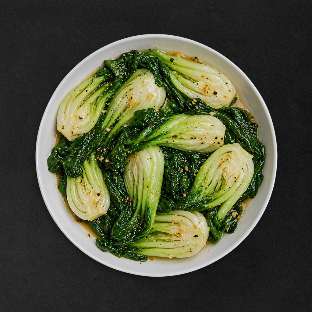 Sesame Bok Choy Stir Fry.