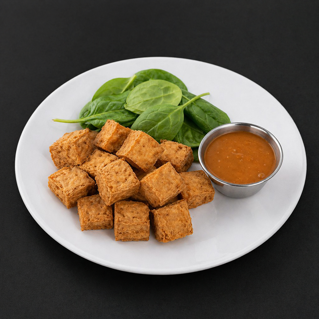 Vegan Tofu Squares.