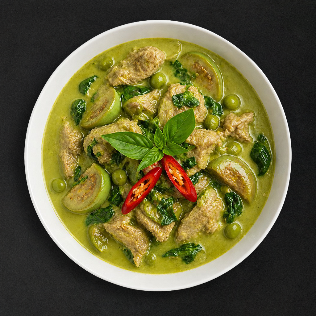 Duck Green Curry.