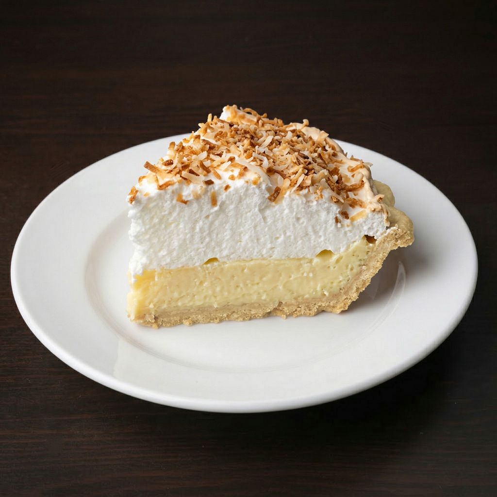 COCONUT CREAM PIE.