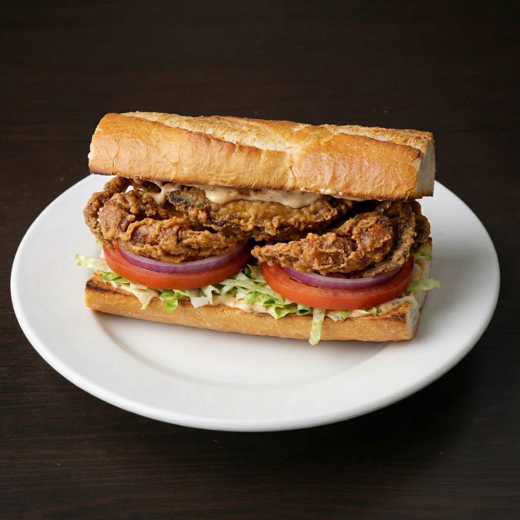 SOFT SHELL CRAB PO'BOY.