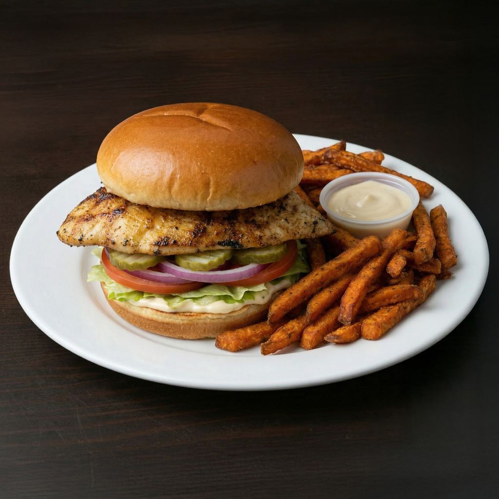 CHICKEN SANDWICH.