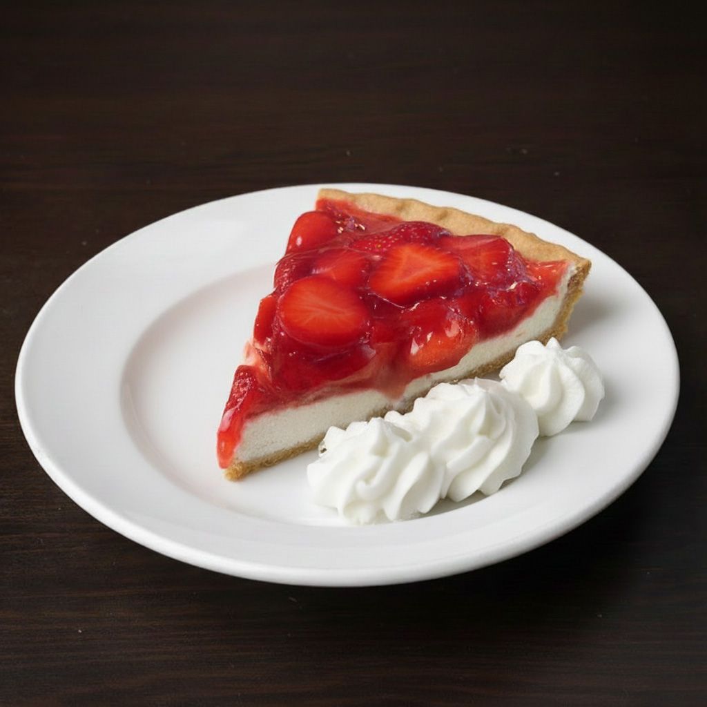 STRAWBERRY CREAM CHEESE PIE.