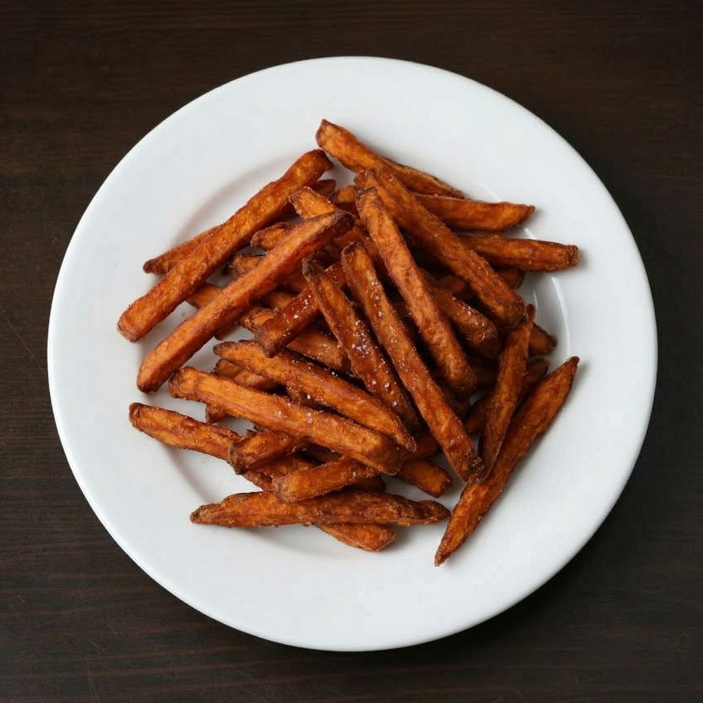 SWEET POTATO FRIES.