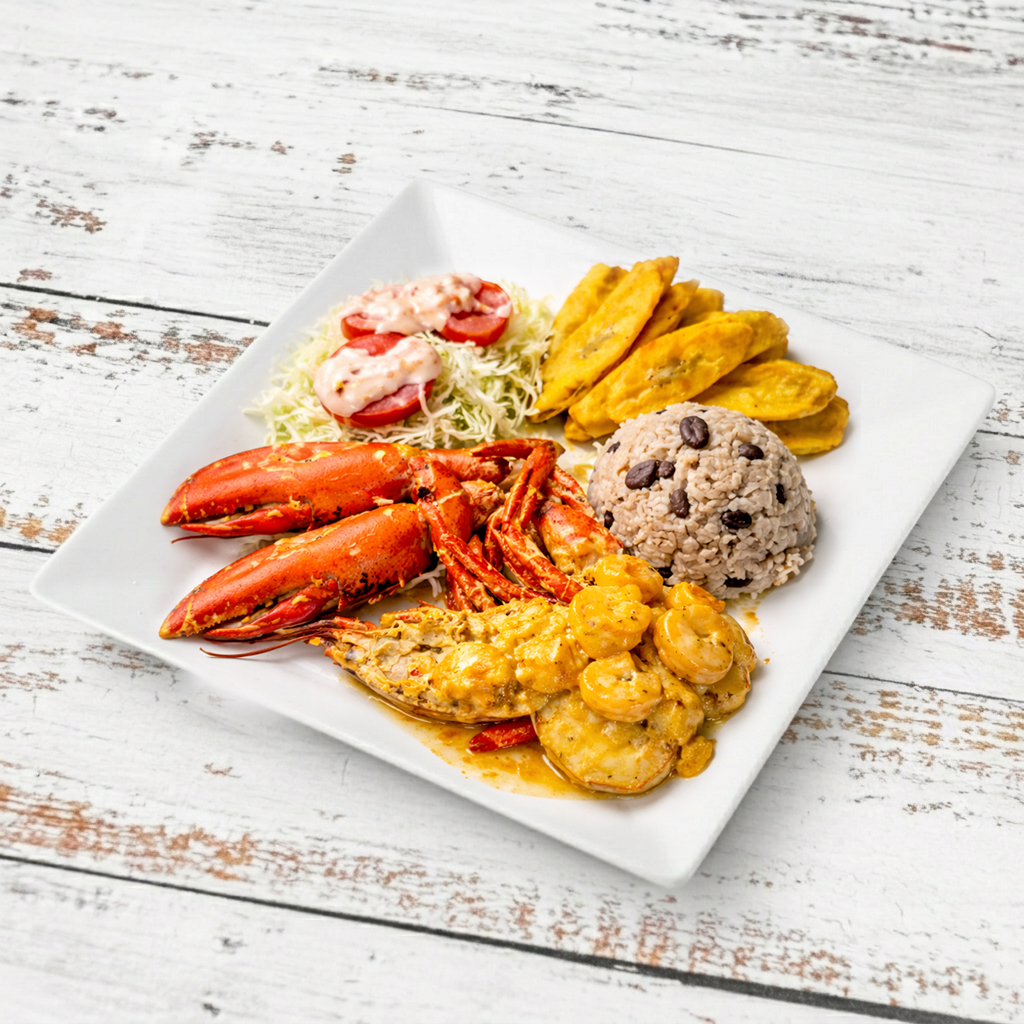 Langosta en Coco/Lobster in Coconut.