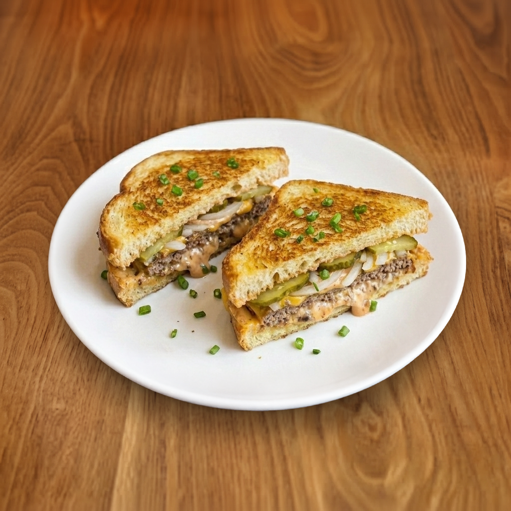 Little Cheeseburger Patty Melt.