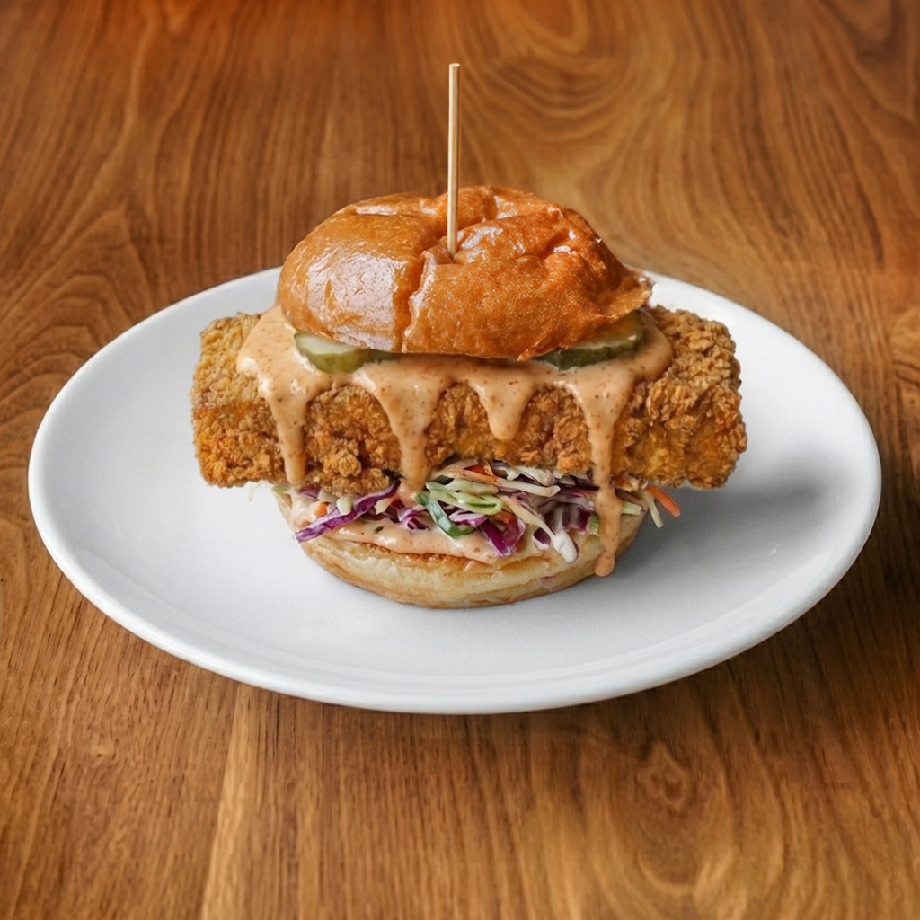 Southern Fried Tofu Sandwich.