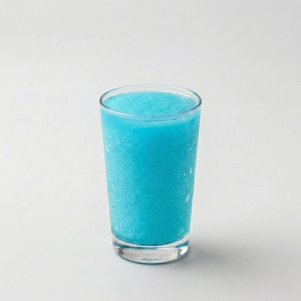 Blue Punch Lemonade Slushy.