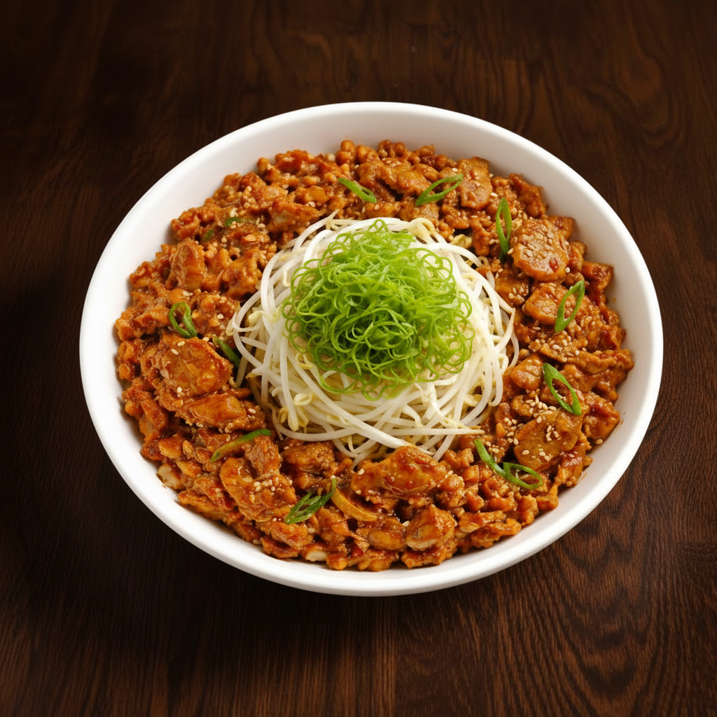 Main Pork & Sprout.