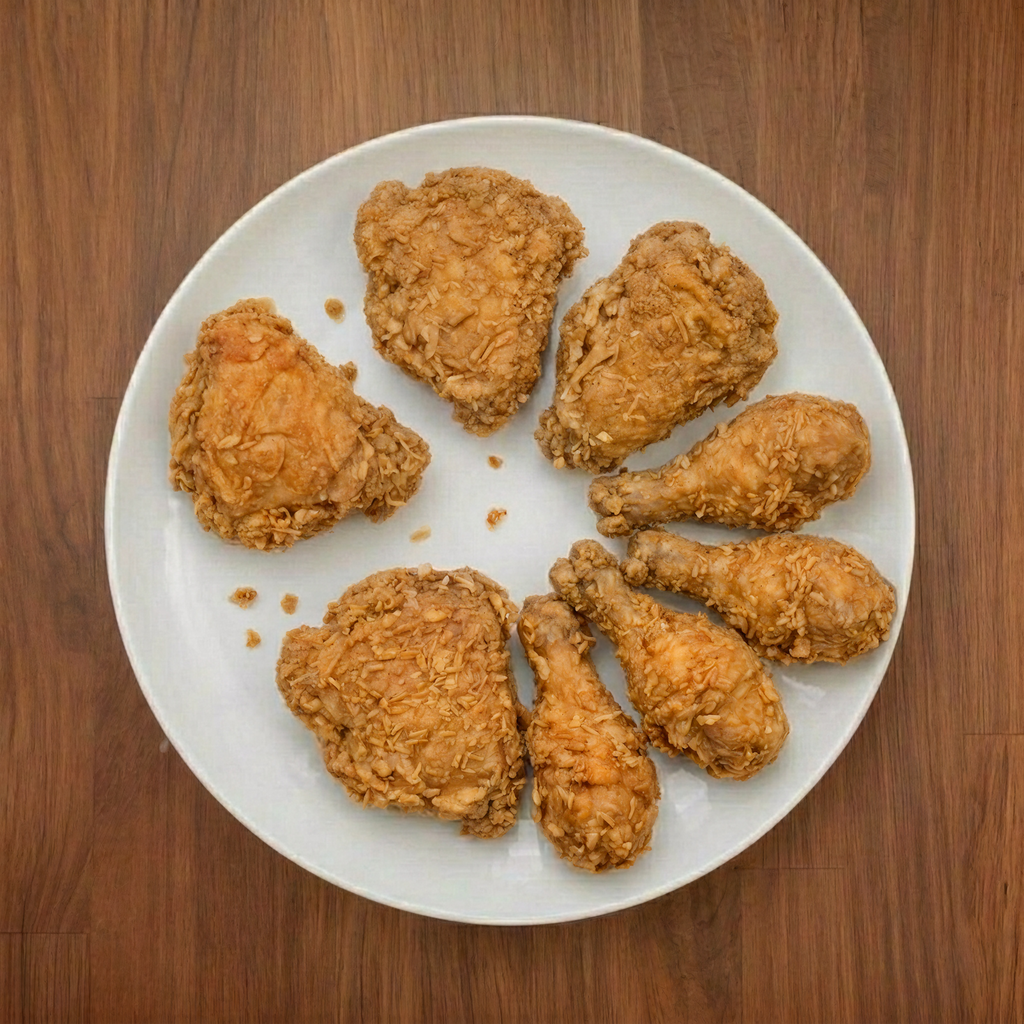 8 Pc Chicken Only (Legs & Thighs).