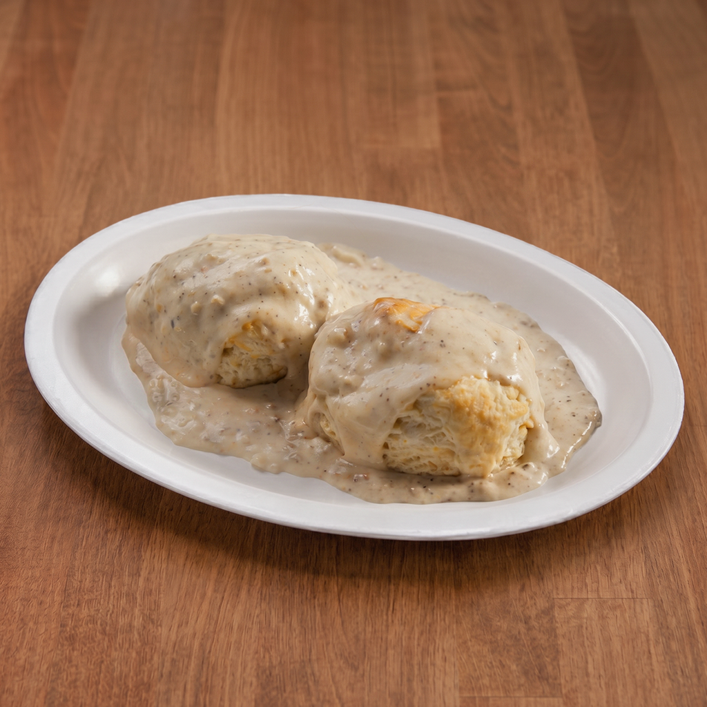 Gravy and Biscuit.