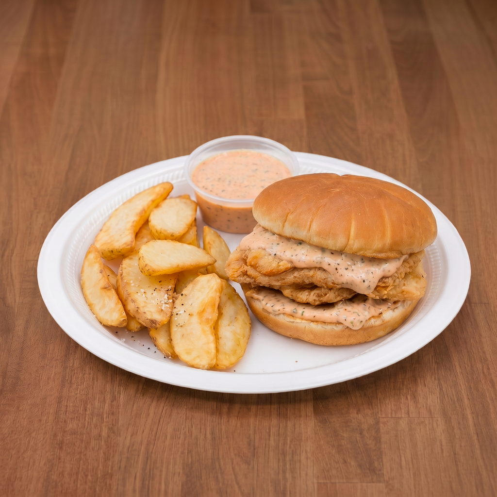 Chicken Salad Sandwich Combo.