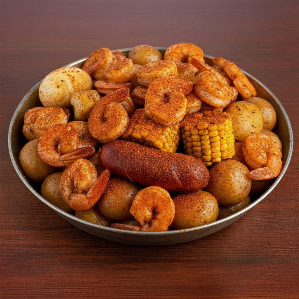 Large Boiled Shrimp Platter.