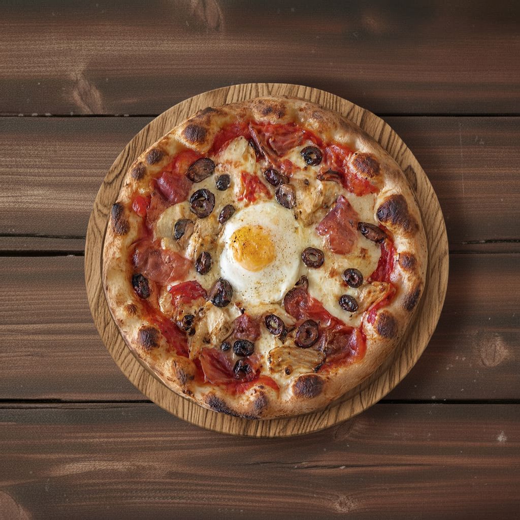 #3 10" Pop’s Famous Salty Specialty Pizza.