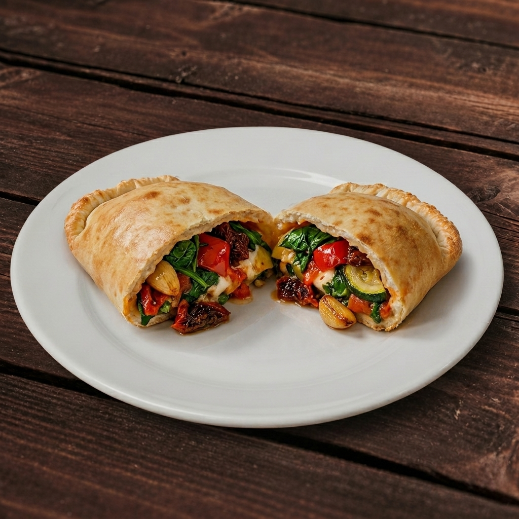 #9 10" Veggie Liker Calzone.