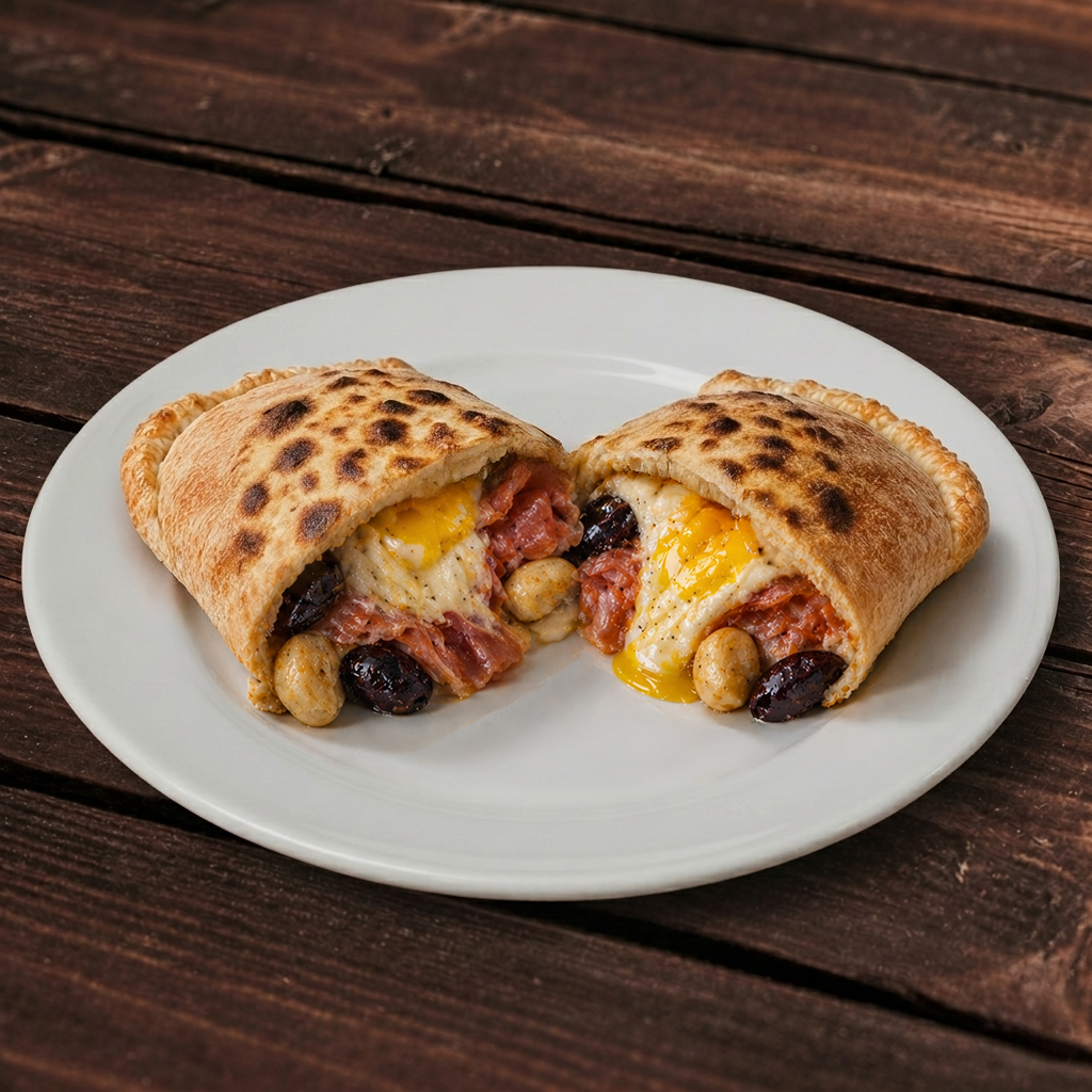 #3 14" Pop’s Famous Salty Calzone.
