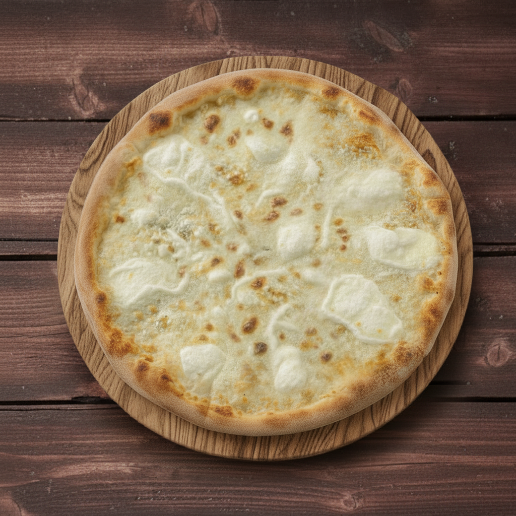 #12 14" The White Specialty Pizza.