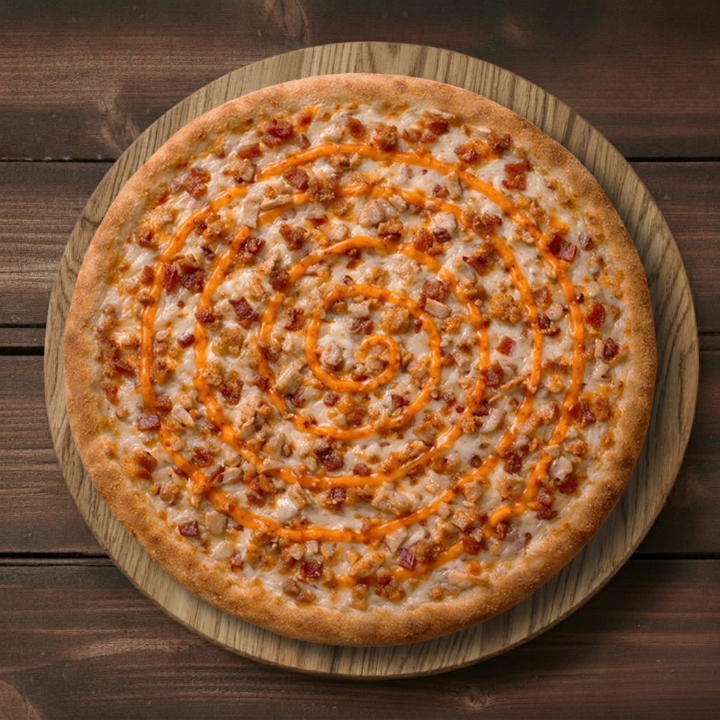#11 18" Buffalo Chicken Ranch Specialty Pizza.