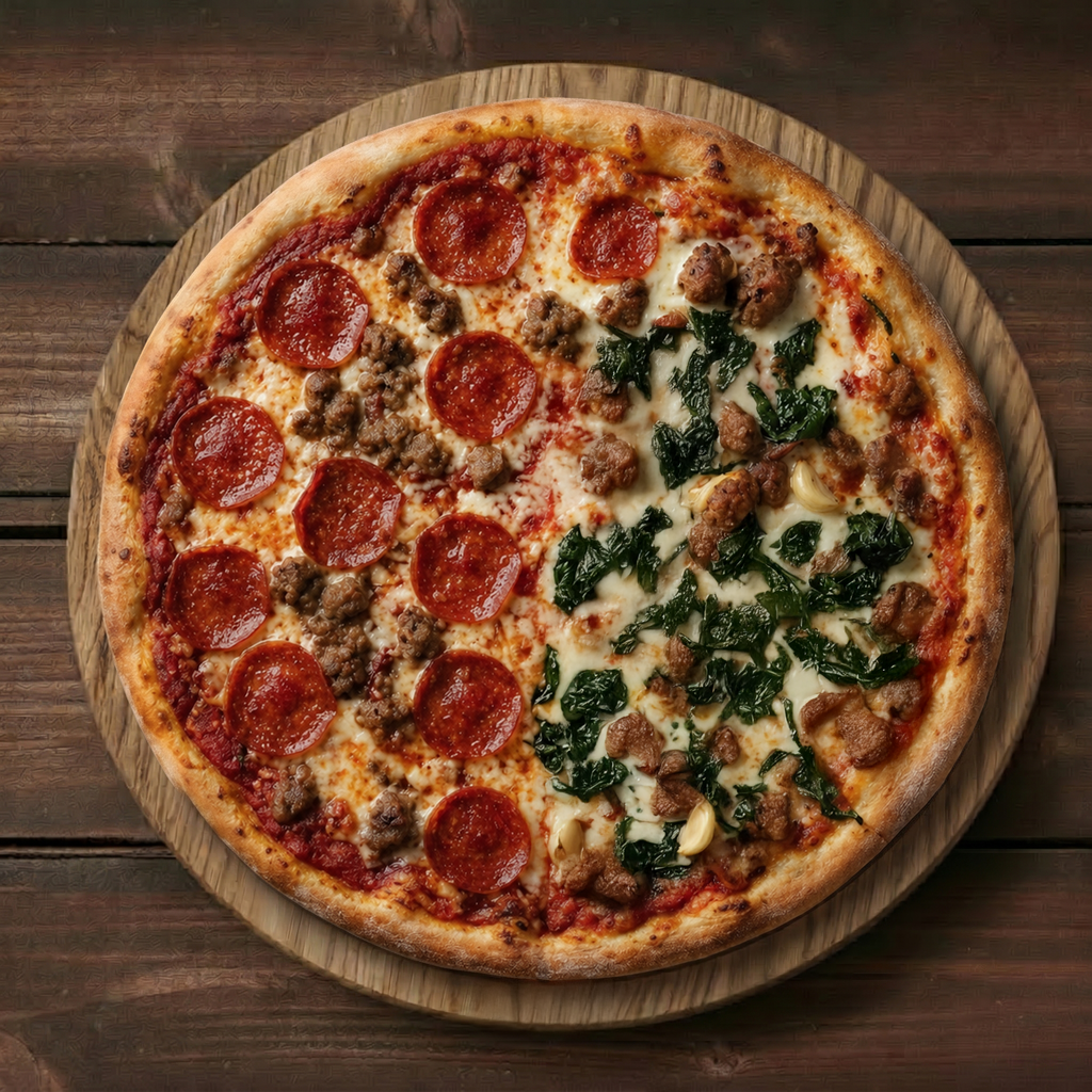 Build Your Own (B.Y.O) Pizza.