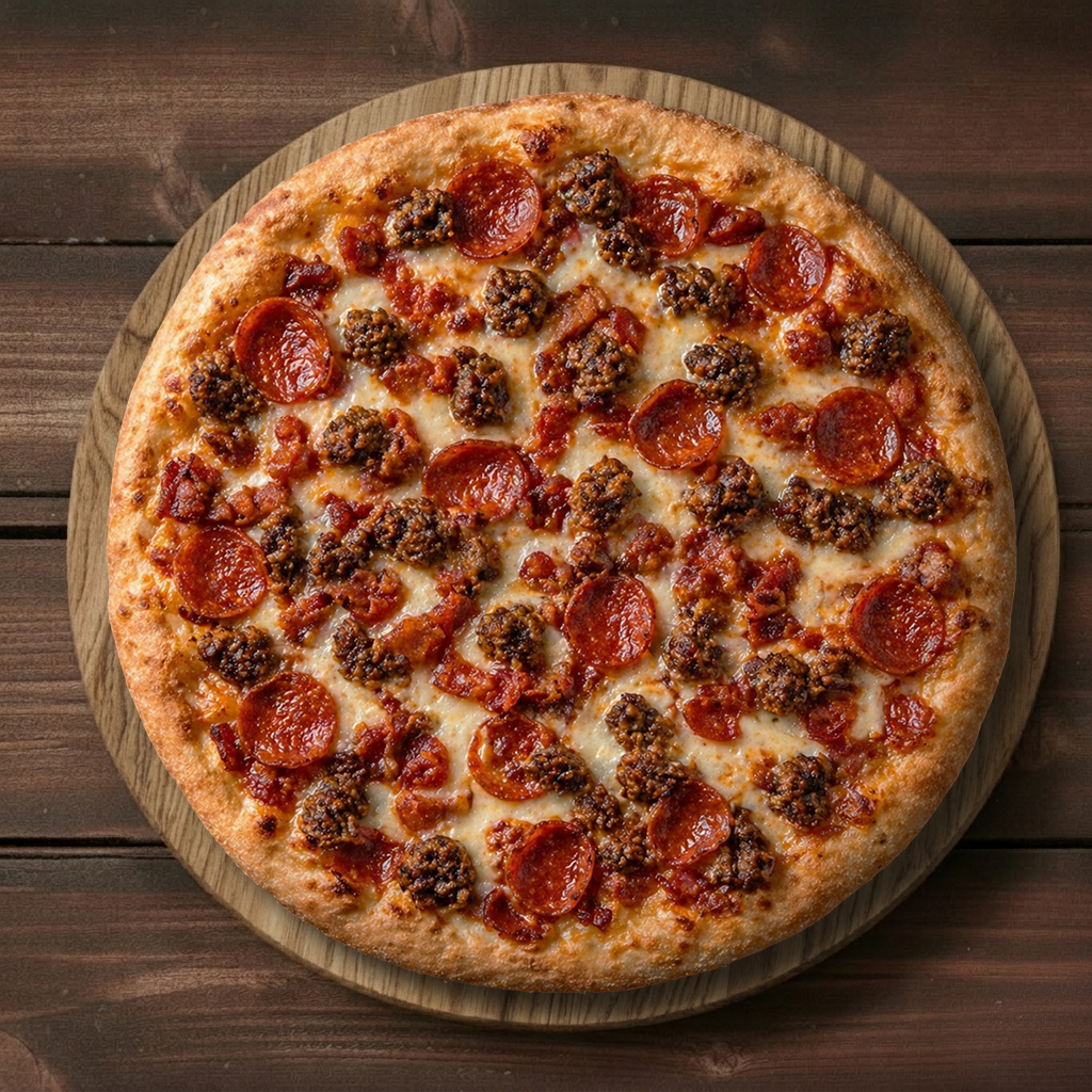 18" Meat Lover Specialty Pizza.