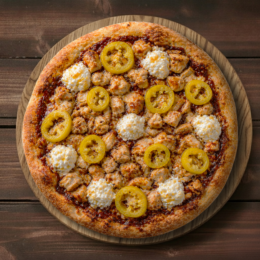 #10 18" BBQ Chicken Specialty Pizza.