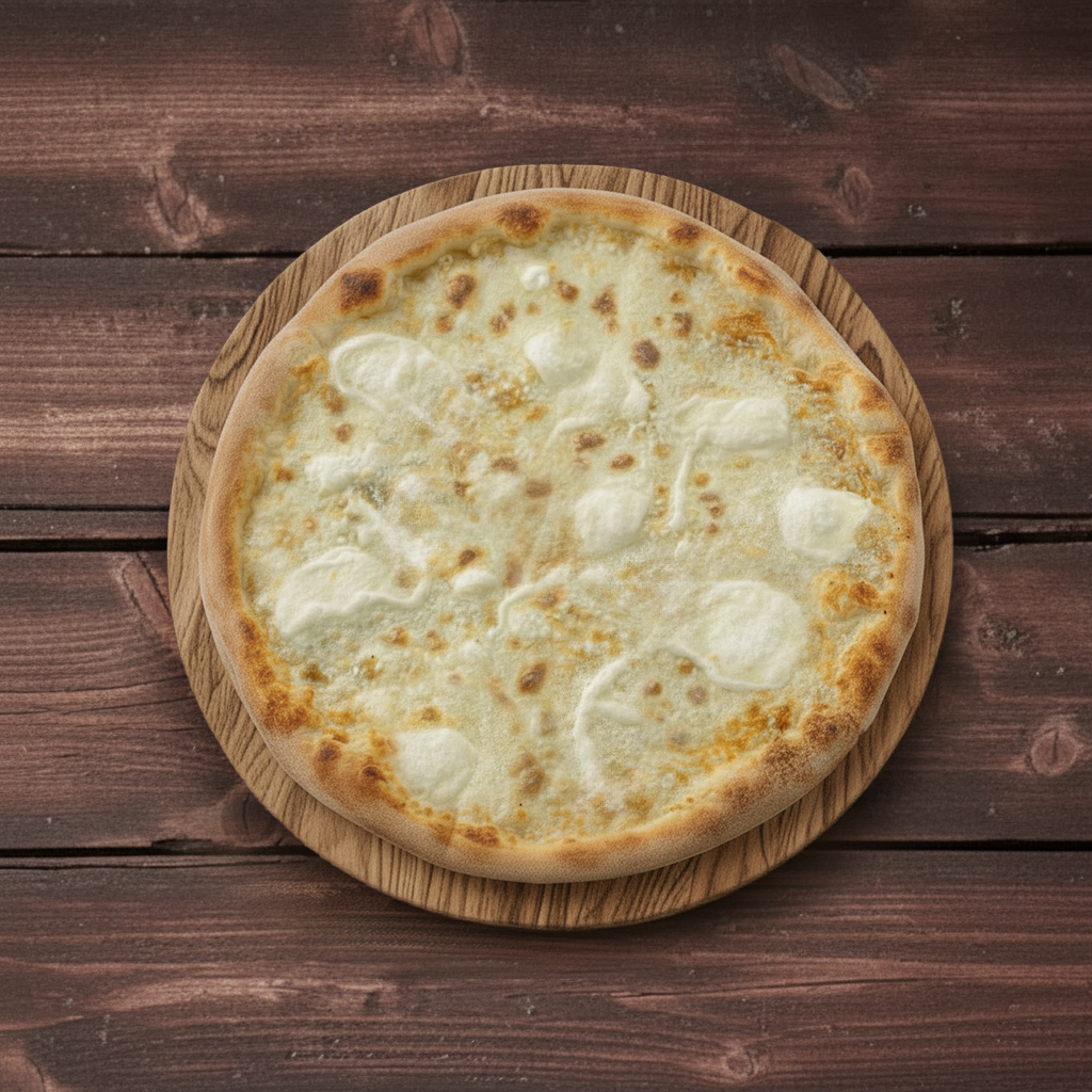 #12 10" The White Specialty Pizza.