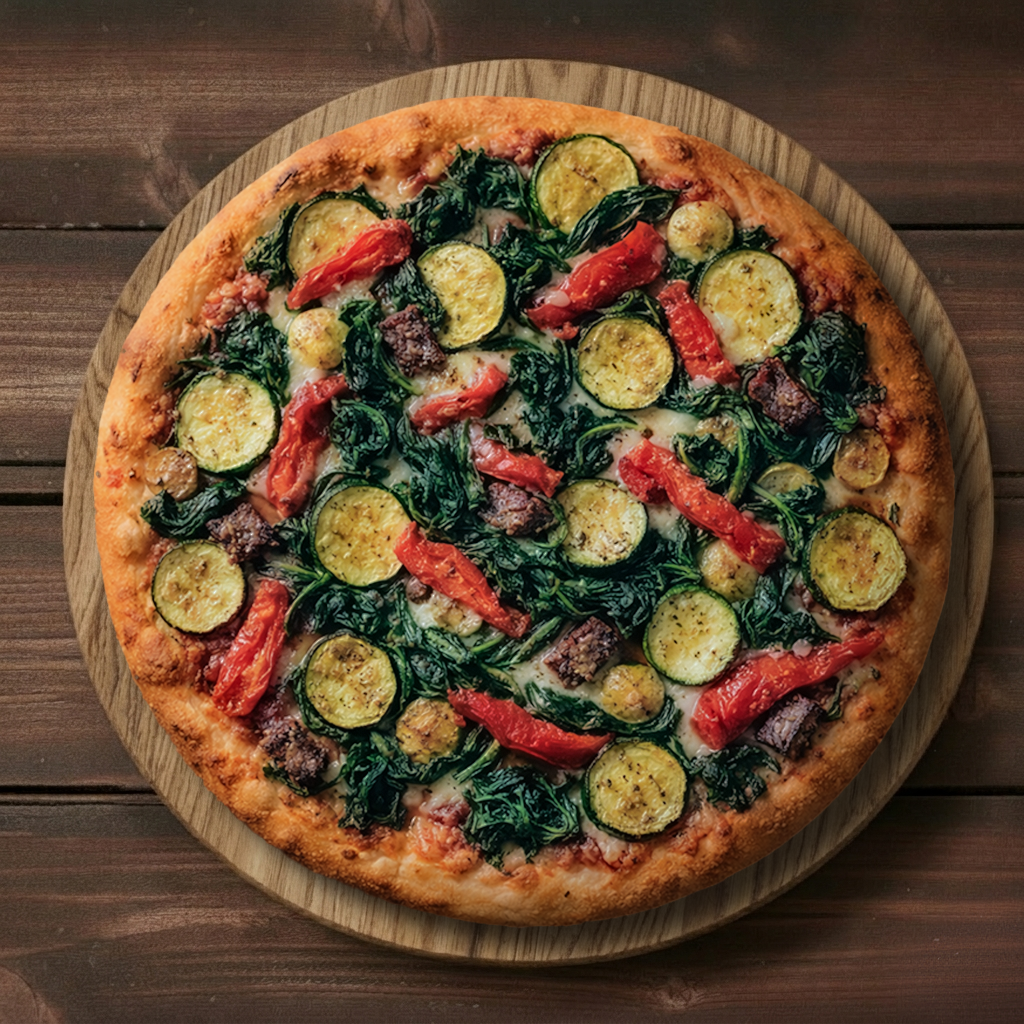 #9 18" Veggie Liker Specialty Pizza.
