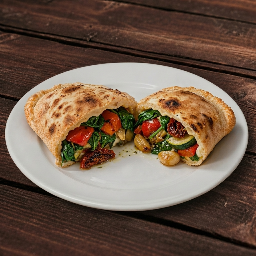 #9 18" Veggie Liker Calzone.