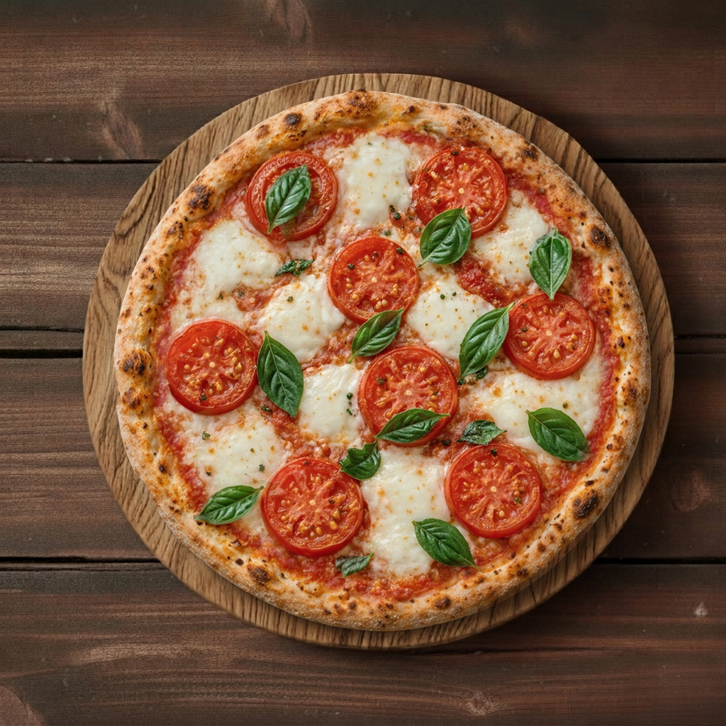 #4 14" Margherita Specialty Pizza.