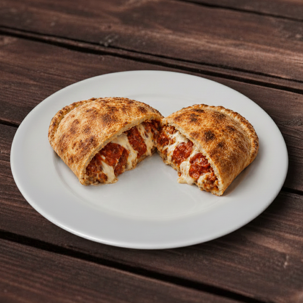 #2 10" Pop's Pepperoni Calzone.