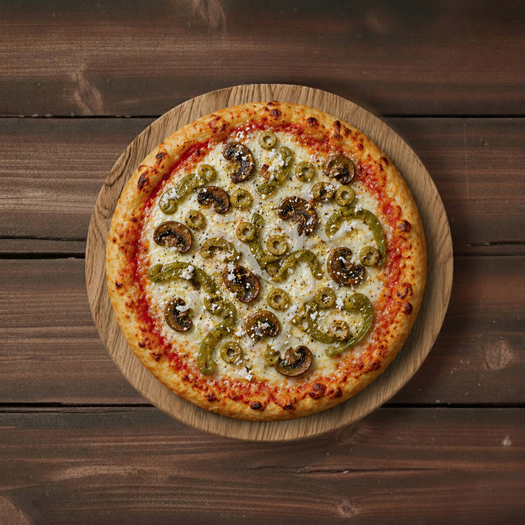 #8 10" Veggie Lover's Specialty Pizza.
