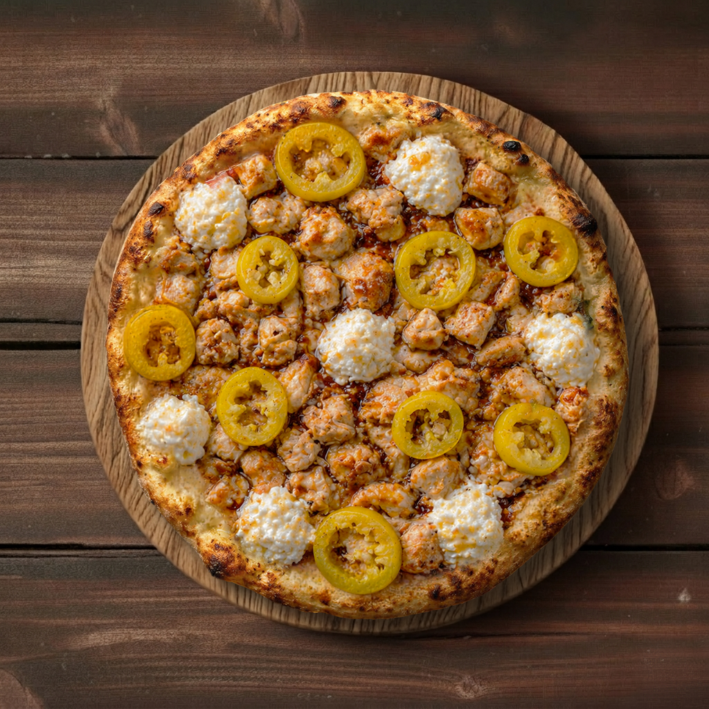 #10 14" BBQ Chicken Specialty Pizza.