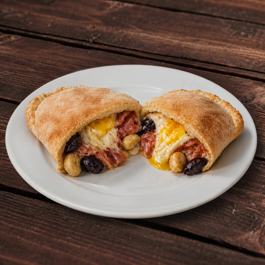 #3 18" Pop’s Famous Salty Calzone.