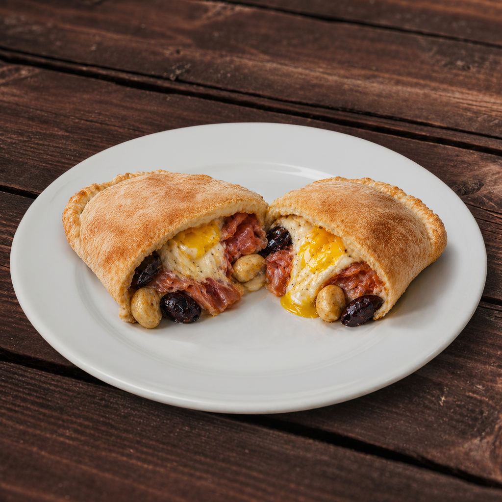 #3 10" Pop’s Famous Salty Calzone.