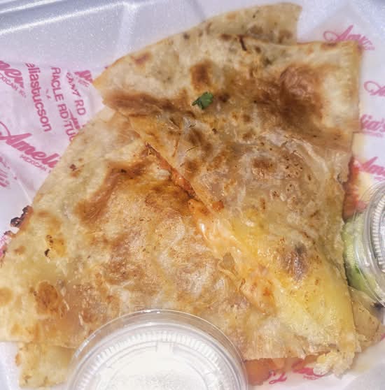 Pastor Quesadilla.