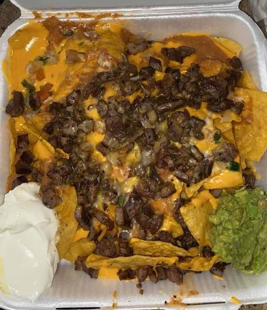 Carne Asada Nachos.