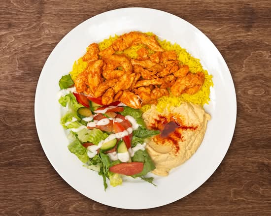 Chicken Shawarma Plate.